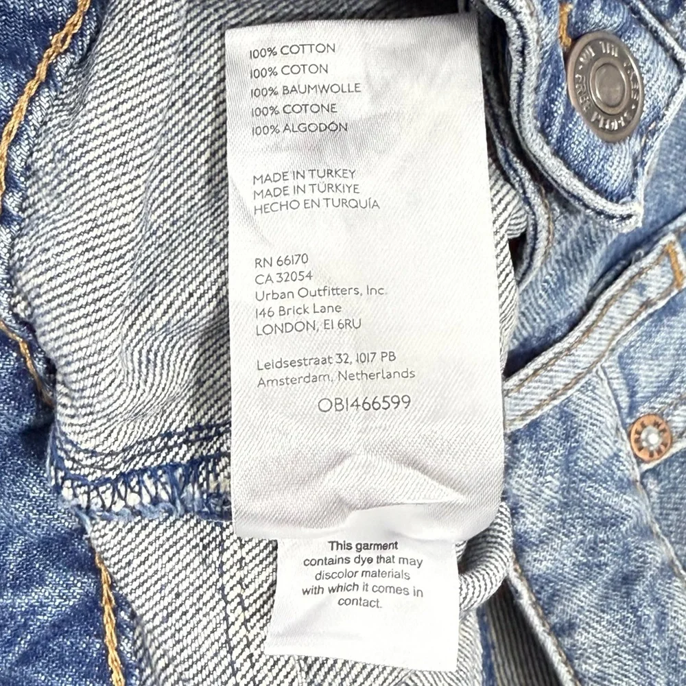 FREE PEOPLE We The Free Beginners Luck Slouch Denim Jean Short Felicity Wash 30